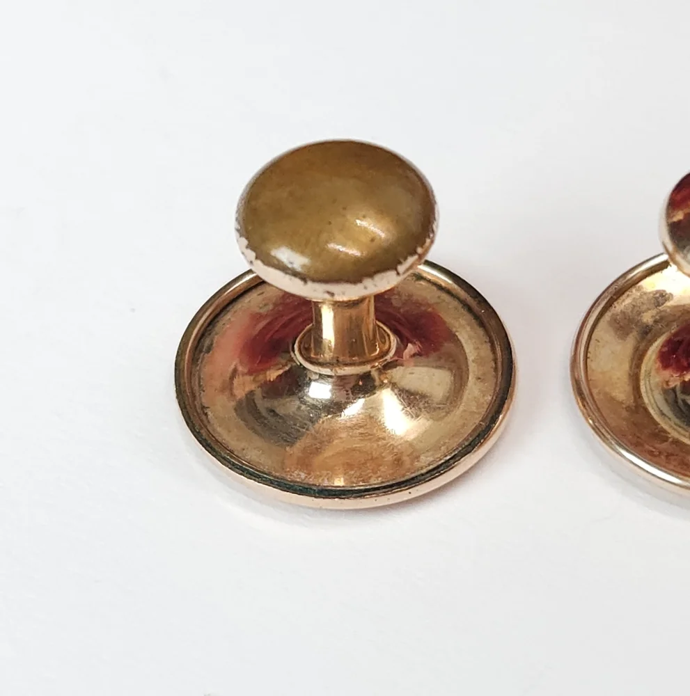 Vintage Krementz Gold Plate Cuff Links